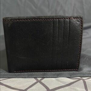Black Leather Wallet